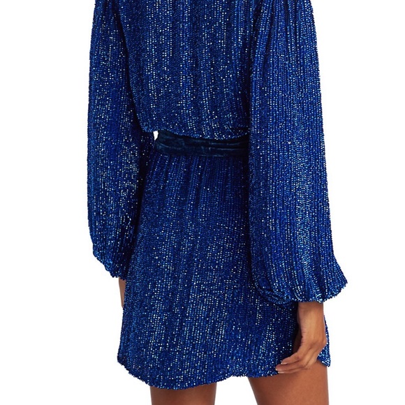 Retrofete Julie Sequined Georgette Dress - Picture 5 of 5